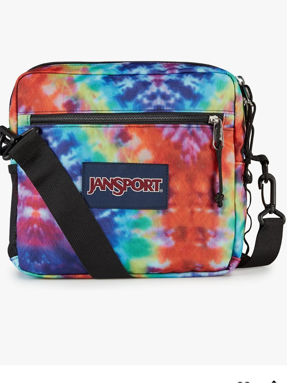 NWT JANSPORT Central Adaptive Crossbody BAG RED MULTI HIPPIE DAYS 9TC